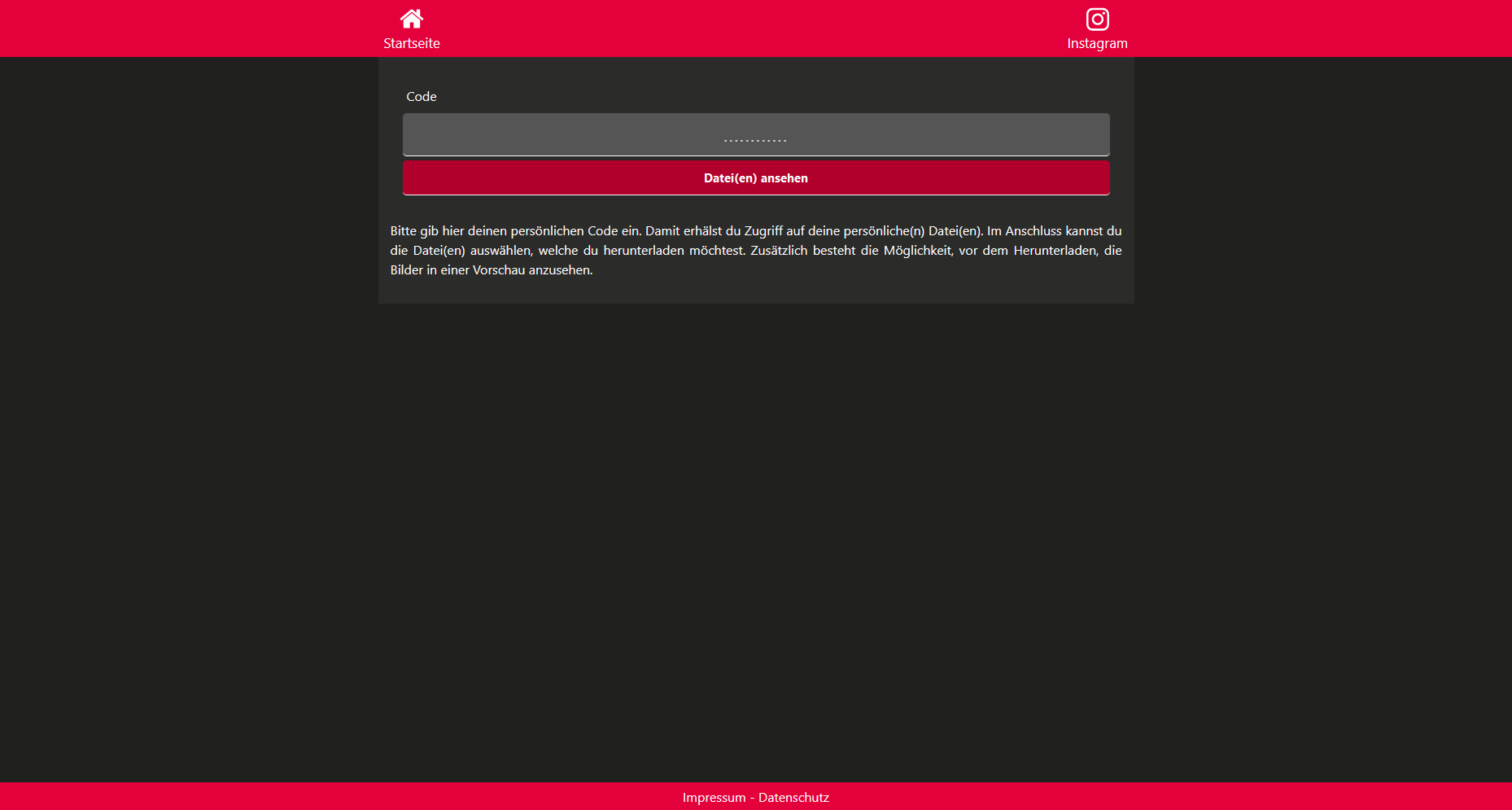 Share Service Startseite